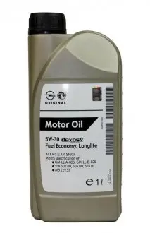 Моторна олива General Motors Dexos 2 5W-30, 1л GM 93165554