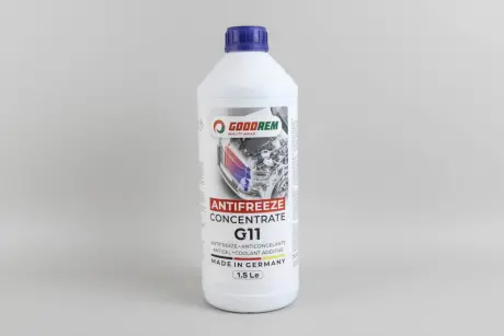 Антифриз G11 BLUE (синій) концентрат (1.5L) (GERMANY) GOODREM R80G11-BLU-015