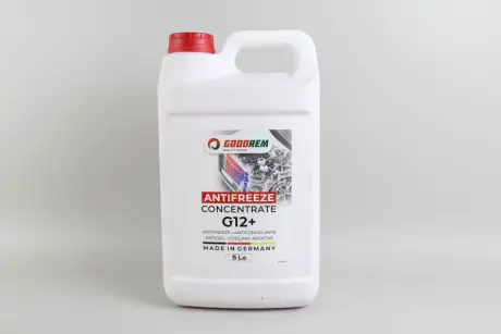 Антифриз G12+ RED (красный) концентрат (5L) (GERMANY) GOODREM R80G12PLUS-005