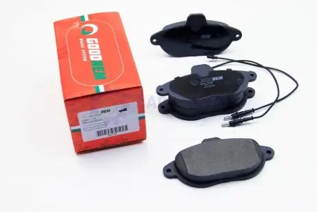 Тормозные колодки передние Jumpy/Scudo/Expert 96- (Bendix) GOODREM RM1118