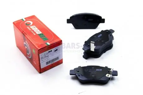 Тормозные колодки передние Doblo 01- (Bosch) (123x53.3x18) GOODREM RM1159