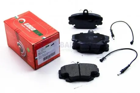Тормозные колодки передние Logan 05-/Megane 96-03/Clio 91-05 GOODREM RM1170