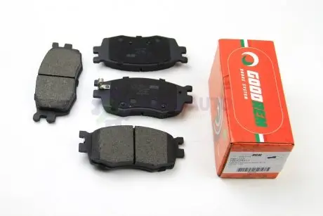 Тормозные колодки передние Hyundai Accent/Kia Rio 05- (mando) GOODREM RM1233