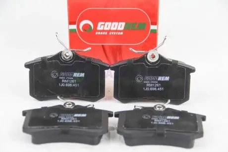 Тормозные колодки задние Caddy/Golf/Octavia (TRW)(16.4mm) GOODREM RM1261