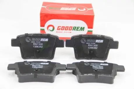 Гальмівні колодки задні X-Type/Mondeo 00-11 GOODREM RM1300