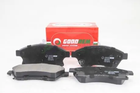 Гальмівні колодки передні Aveo 11-/Astra J 09- (Bosch) GOODREM RM1314