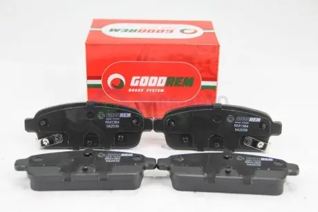 Тормозные колодки задние AVEOC/AMPERA/ASTRA 1.3D-2.0D 09- GOODREM RM1364