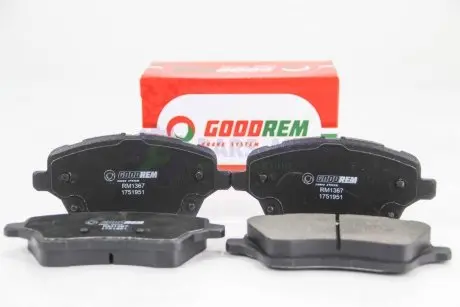 Гальмівні колодки передні B-Max/Fiesta/Tourneo/Transit (12-21) GOODREM RM1367