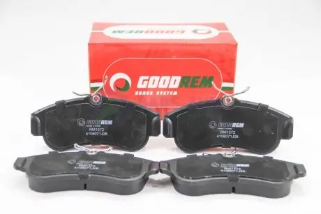 Тормозные колодки передние Almera/Primera (96-06) GOODREM RM1372