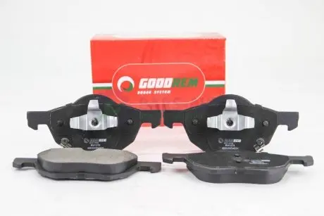 Гальмівні колодки передні Honda Accord 03-08/CR-V 01-06 (akebono) GOODREM RM1374