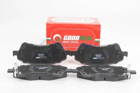 Гальмівні колодки передні Toyota Auris 07-12 (bosch) (150,8x62,5x19,5) GOODREM RM1423