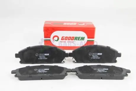 Гальмівні колодки перед. Nissan X-Trail 01-13/Pathfinder 97-04 (sumitomo) (159x55,9x16) GOODREM RM1435