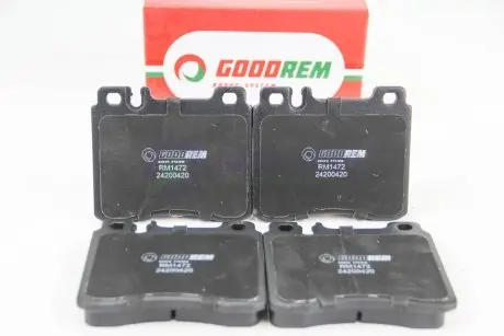 Гальмівні колодки передні W140/W140/W140/W124/W140 91-99 GOODREM RM1472