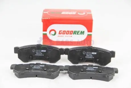 Гальмівні колодки задні Gentra/Lacetti/Lacetti/Nubira 03- GOODREM RM1479