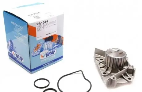 Насос воды Citroen C4/C5/C8/Jumpy/Fiat Scudo/Peugeot 206/307/406 1.8/2.0/2.2 99- (20z) (R/B) (6 лоп) GRAF PA1044