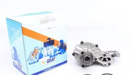 Насос воды Audi/Seat/VW 1.3/1.6/D/TD/1.7/D/1.8/1.9/D/TD/TDI/SDI/2.0/E 76- (R/B)(6 лоп)(с корп.) HD GRAF PA1105
