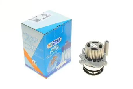 Насос воды Audi/Seat/Skoda/VW Crafter/Caddy/T5/Passat/Golf 1.6TDI/2.0TDI/BiTDI 06- (19z)(R/B)(8лоп) GRAF PA1137