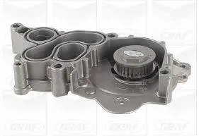 Насос воды Audi A3 1.4TFSI/Seat Ibiza IV/V/Skoda Fabia III/VW Polo 1.0/1.0TSI 12- (B/B) (7 лоп) (z=28) GRAF PA1267
