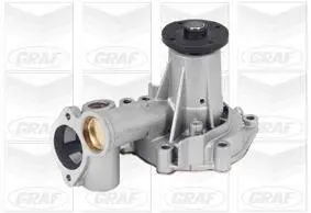 Насос воды Mitsubishi Pajero/L200/L300/L400 2.3D/TD/2.5D/TD 82-07 (R/B) (8 лоп) (с корпусом) GRAF PA700