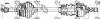 Полуось Opel Combo 1.2/1.4i/1.7D 94-01 (L) (22x22x573x29T) (+ABS) GSP 244001 (фото 2)