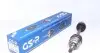 Полуось Opel Combo 1.6/1.7DTI/DI 01- (L) (22x22x579x29T) (+ABS) GSP 244045 (фото 1)