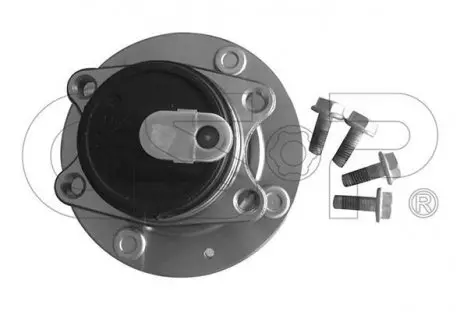 Подшипник ступицы (задней) Mitsubishi Colt 04- (+ABS) GSP 9400135K