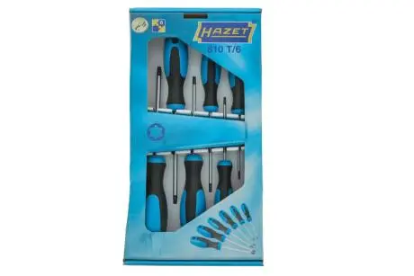 Набор отверток Torx 6 ед. HAZET 810T/6