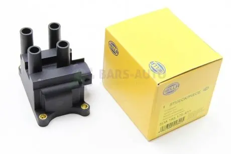 Котушка зажигания ESCORT/FIESTA/FOCUS/FUSION/MONDEO/CONNECT 1.0-2.3 95- HELLA 5DA193175411