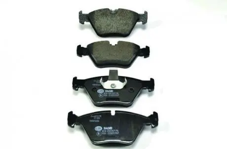 Тормозные колодки пер. BMW 5 (E39) 2.0-3.5i 95-03 HELLA 8DB355007-961