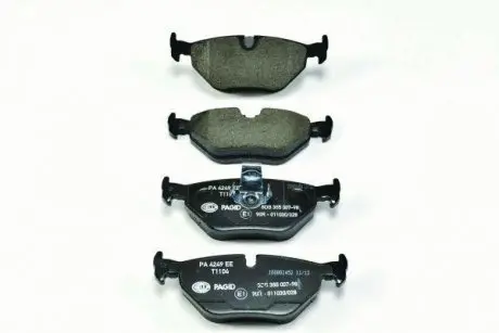 Тормозные колодки зад. BMW 5 (E39) 96-03 HELLA 8DB355007-981