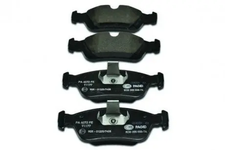 Тормозные колодки пер. BMW 3 (E36/E46) 90-09 (ATE) HELLA 8DB355008741