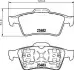 Гальмівні колодки зад. Connect 02-13 HELLA 8DB355009-121 (фото 2)