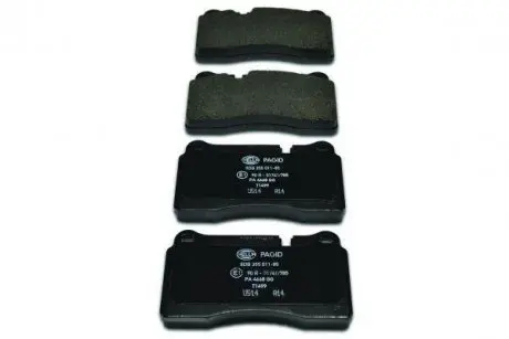 Гальмівні колодки пер. VW Touareg 02- (brembo) HELLA 8DB355011-851