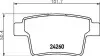 Гальмівні колодки зад. Ford Mondeo 00-07 (bosch) HELLA 8DB355012-171 (фото 2)