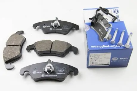 Тормозные колодки пер. Audi A4/A5/A6/A7/Q7 08- HELLA 8DB355013-751