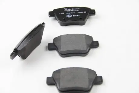 Тормозные колодки зад. Caddy/Jetta 10-/Golf 09-13 HELLA 8DB355014-021