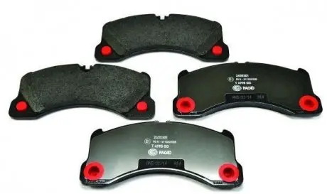 Тормозные колодки дисковые комплект; передн. HELLA 8DB355014151