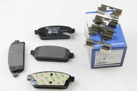 Гальмівні колодки зад.AVEOC/AMPERA/ASTRA 1.3D-2.0D 09- HELLA 8DB355015221