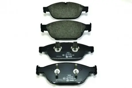 Тормозные колодки дисковые комплект; передн. HELLA 8DB355016031