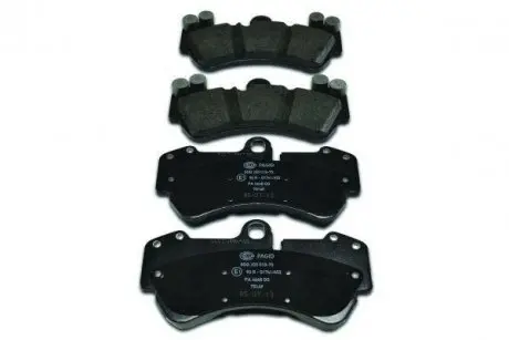 Тормозные колодки пер. Cayenne/Touareg 03- HELLA 8DB355018-701