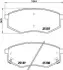 Гальмівні колодки пер. Hyundai ix20/ix35 10- /Kia Sportage (SL) 10- (Mando) HELLA 8DB355019-791 (фото 1)