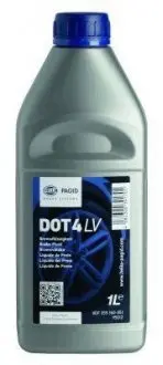 Тормозная жидкость DOT4 LV (1L.) HELLA 8DF355360051