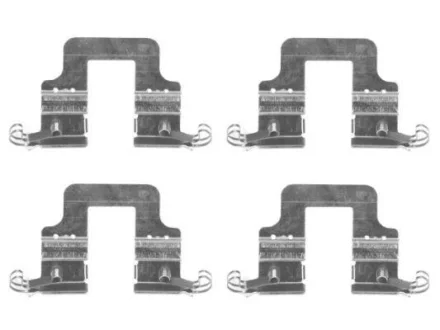 Ремкомплект гальмівних колодок (4 -комп.) HELLA 8DZ355204851