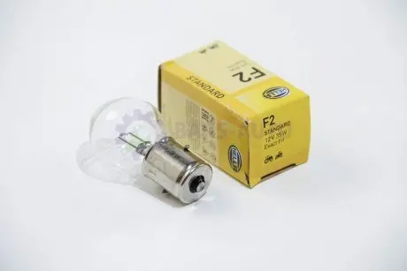 Автолампа BA20s f2 12V 35W HELLA 8GA002083-131