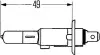 Лампа розжарювання STANDARD H1 12V 55W P14,5s HELLA 8GH002089131 (фото 2)