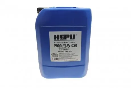 Антифриз (желтый) G11 (20L) (концентрат) HEPU P999-YLW-020