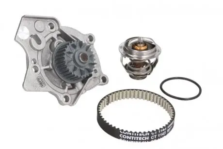 Помпа води Audi A3-A8/Skoda/Seat/VW 1.8-2.0FSI/TFSI 04- (+ Ремінь/+ термостат) HEPU PK06590TH (фото 1)