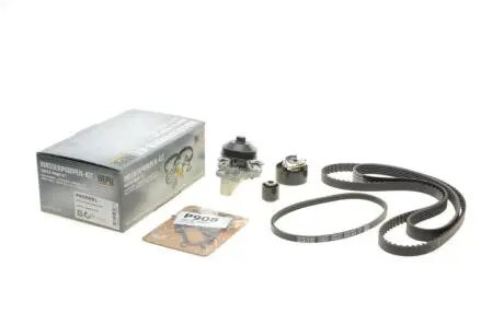 Комплект ГРМ + помпа Citroen C1/C3/C4/Peugeot 2008/208/301 1.2 12-(118x16)(-AC) HEPU PK09081