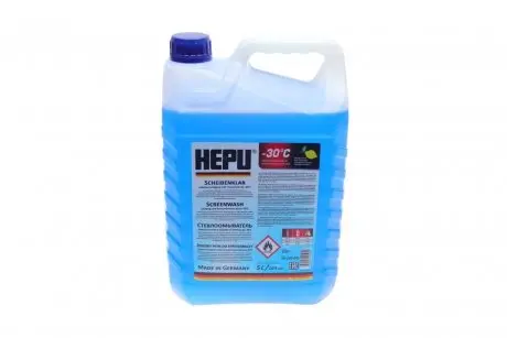 Омыватель стекла зима (5L) (-30°C) (1:1 -12°C) HEPU SK-C30-005