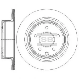 Диск гальмівний Hi-Q (SANGSIN) SD4241